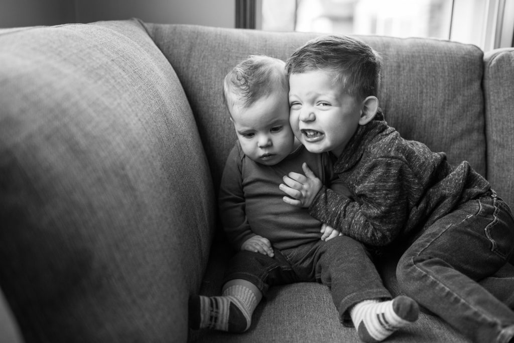 Calgary winter indoors photography session