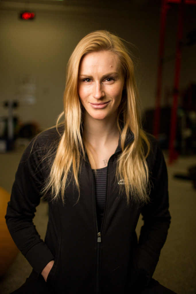 Portrait of fitness trainer in Calgary