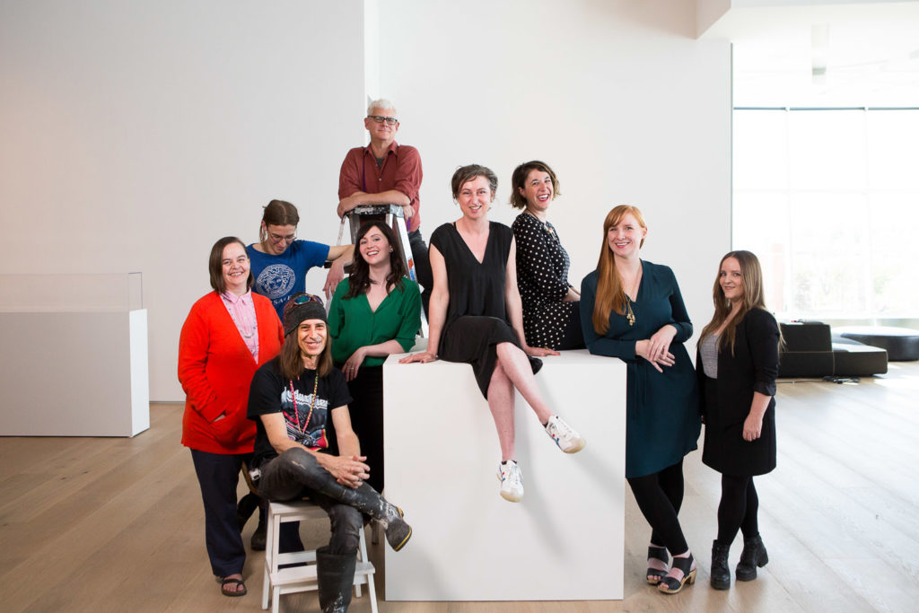 The group for Esker foundation in Calgary arts photography