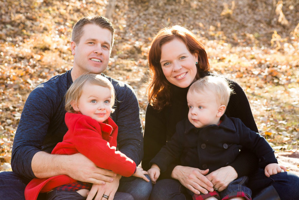 Family photography in Calgary park