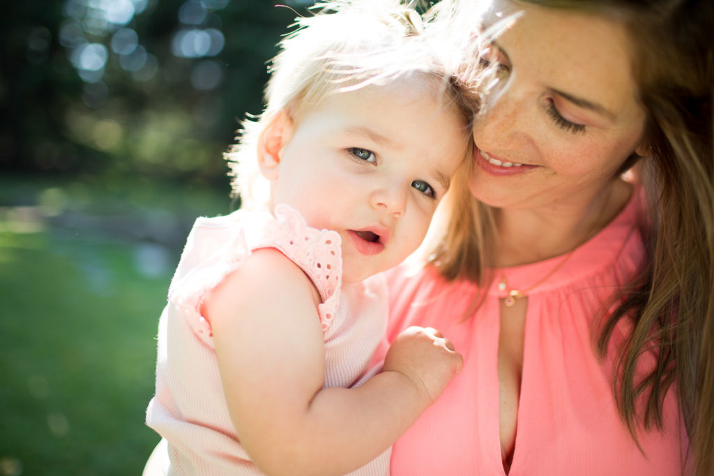 Mom and baby family session